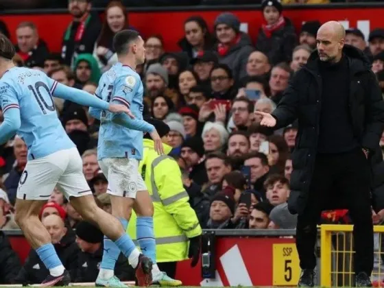 El United superó al City en el clásico: fuertes críticas a Guardiola por dejar a Julián Álvarez en el banco