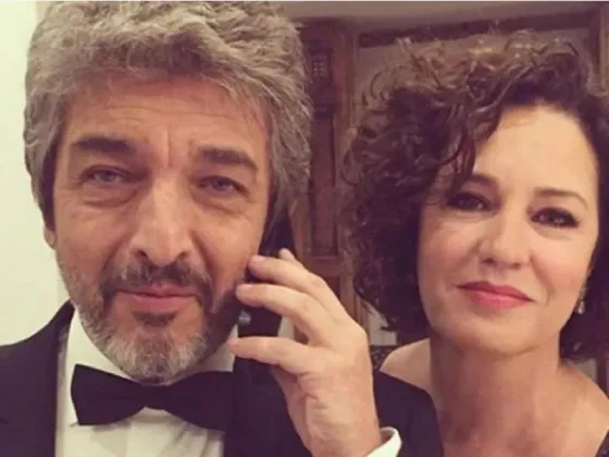 Ricardo Darín piropeó a su esposa durante una alfombra roja y enamoró a sus fanáticos: “¡Qué hombre!”