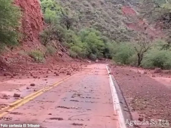 Así quedo la ruta 68 tras el temporal