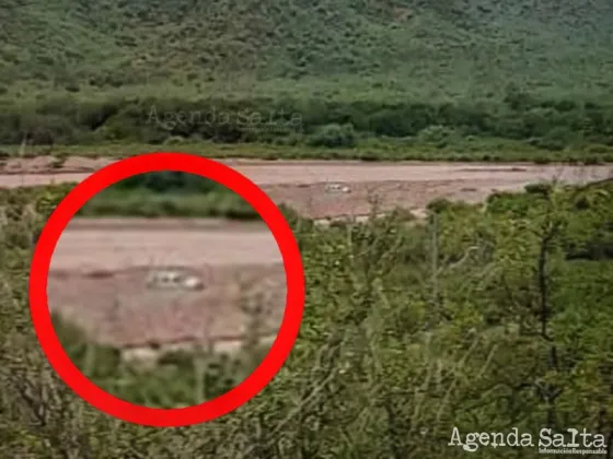 Temporal: El Río Calchaquí arrastró una camioneta donde iban turistas