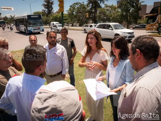 “Seguimos invirtiendo en obras viales que den mayor seguridad a todos los vecinos", dijo la intendenta