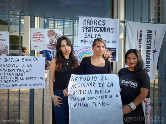 Protestas y enojos en sede judicial por el beneficio a Lautaro Teruel