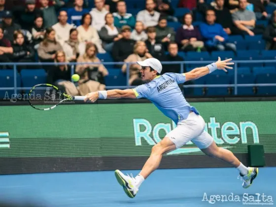 Por la lesión de Francisco Cerúndolo, Facundo Bagnis debutó en la Copa Davis y cayó en el cuarto y definitivo punto frente a Ruusuvuori, de Finlandia