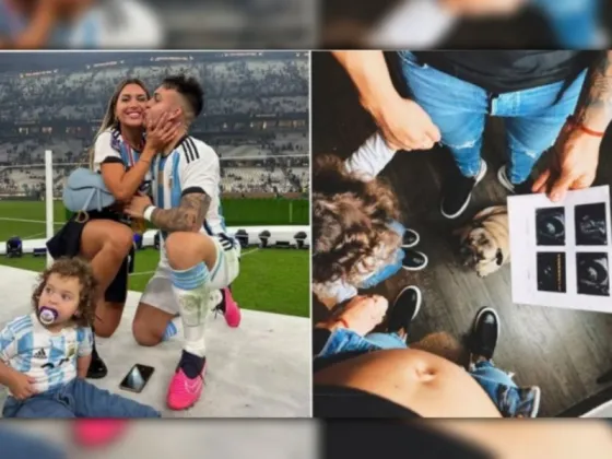 Con la Copa del Mundo bajo el brazo: Lautaro Martínez y Agustina Gandolfo esperan a su segundo hijo