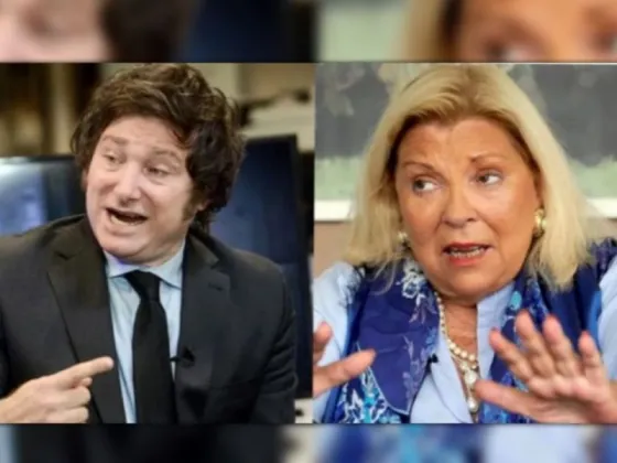 Javier Milei le respondió a Elisa Carrió: "Se siente más cómoda con los K que con nosotros"