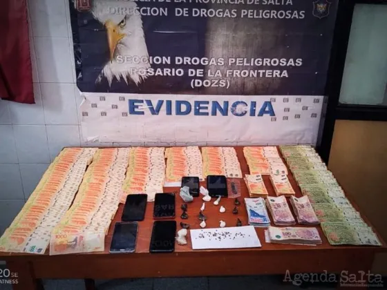 Allanaron dos viviendas y secuestraron faso, cocaína y plata