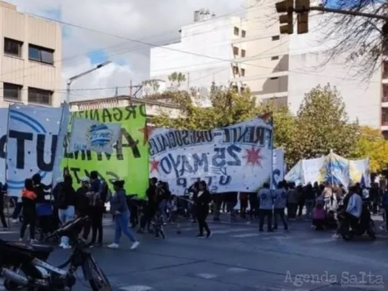 Amenazan con una nueva jornada piquetera en el centro salteño