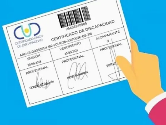 Los Certificados Únicos de Discapacidad no tendrán vencimiento