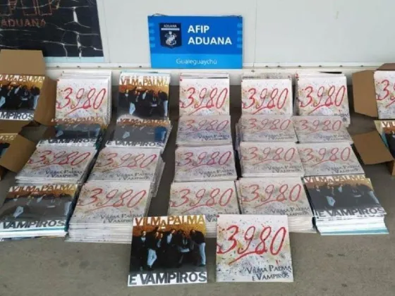 Aduana confiscó quinientos vinilos de Vilma Palma valuados en $5 millones