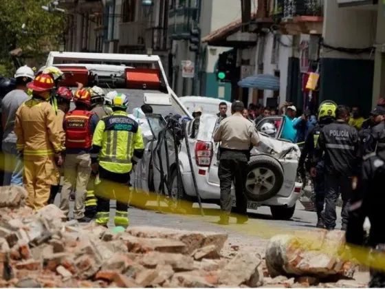 Un sismo de magnitud 6,8 sacudió el sur de Ecuador: al menos cuatro muertos