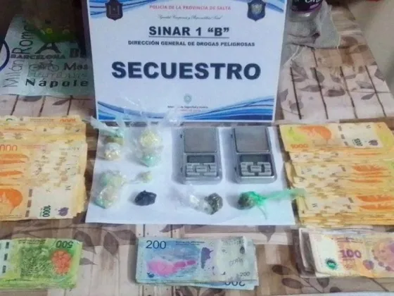 La policía logró detener a tres dealers que transportaban droga