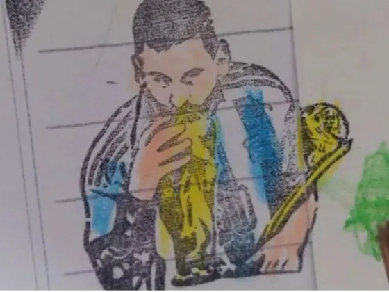 Una maestra usó un sello de Lionel Messi para corregir una tarea : “Me parece maravilloso”