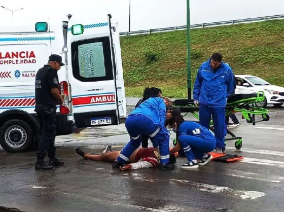 Salteña fue atropellada por un auto que se dio a la fuga