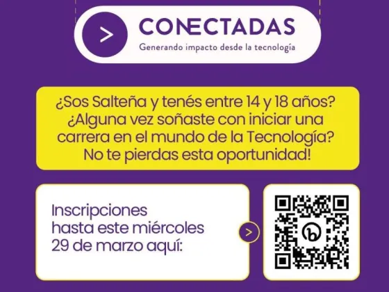 El Gobierno de la Ciudad te invita a ser parte de “CONECTADAS”