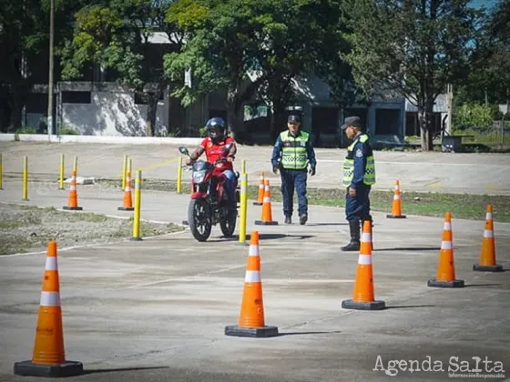 Inauguraron una pista de manejo en el balneario de Metán