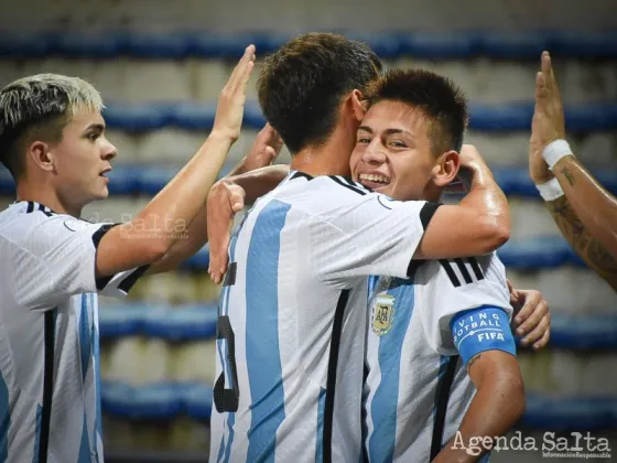 La Selección argentina Sub-17 ganó en su debut Sudamericano