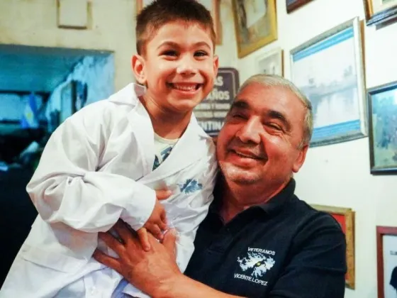 GUERRA DE MALVINAS: Un nene, su abuelo y un bordado que se hizo viral y unió tres generaciones