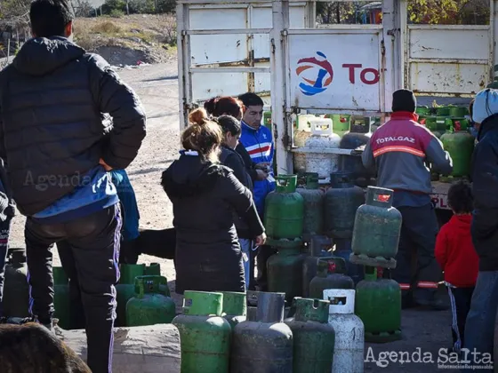 Distribución de la Garrafa Social en la ciudad: martes 4 de abril