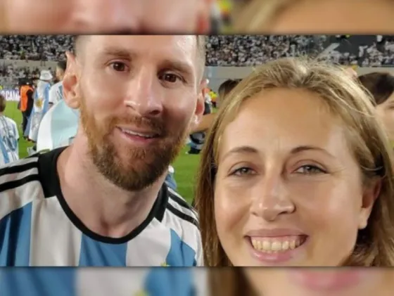 Le pidió una selfie a Lionel Messi y él tuvo que enseñarle cómo sacarla