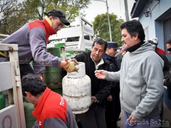 Distribución de la Garrafa Social en la ciudad: miércoles 5 de abril