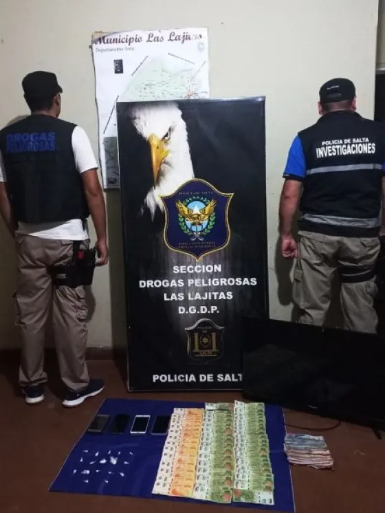 Dos salteños fueron detenidos por venta de drogas y robo