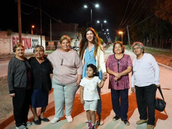 Bettina Romero inauguró un nuevo bulevar y cumplió con un sueño de miles de vecinos de la zona norte