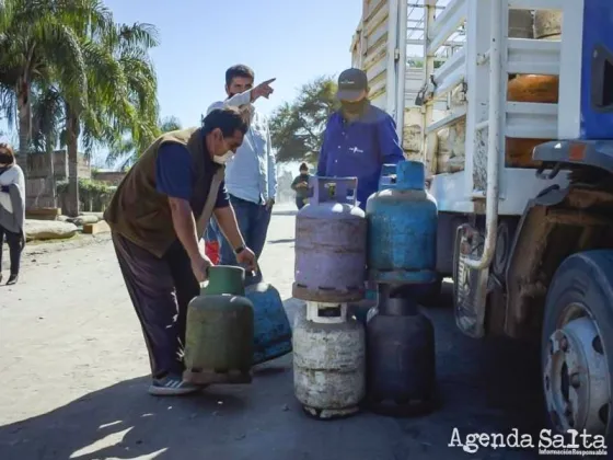 Distribución de la Garrafa Social en la ciudad: jueves 13 de abril