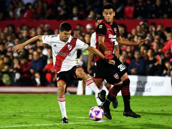 River Plate le ganó 1-0 a Newell’s en Rosario sobre la hora