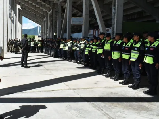 Más de 400 policías brindarán seguridad en el estadio Padre Ernesto Martearena