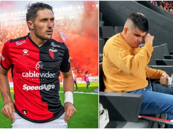 Un futbolista de Colón se conmovió por el llanto de un hincha ciego y le hizo un regalo muy especial