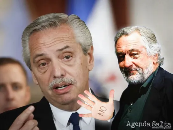 Alberto Fernández desea que Robert De Niro lo interprete en una película de su vida