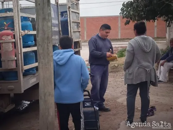 Distribución de la Garrafa Social en la ciudad: jueves 27 de abril