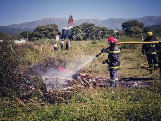 Se investiga un accidente aéreo con un fallecido