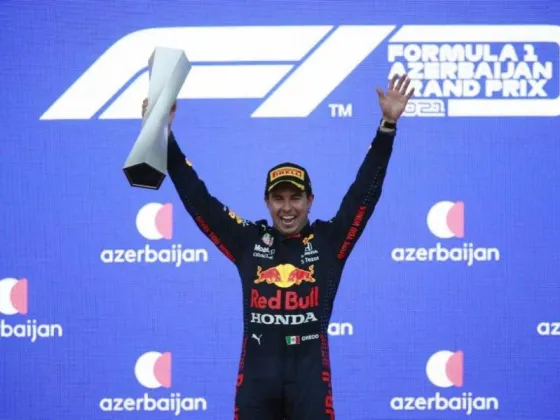 Checo Pérez se llevó el Gran Premio de Azerbaiyán y sumó su segunda victoria en la temporada