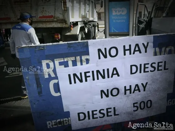 Salta casi sin gasoil: “No hay nada. Ni el Diesel 500 ni el Infinia”