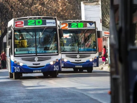 Servicio de colectivos para hoy lunes 1 de mayo