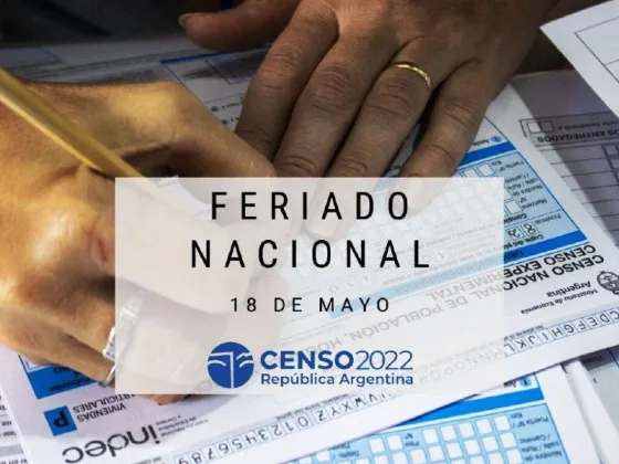 El día del censo es considerado feriado nacional por lo tanto ningún trabajador prestará sus servicios