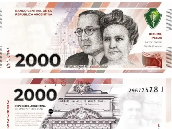 El nuevo billete $2.000 saldrá a la calle antes de lo esperado