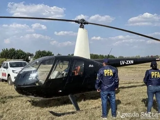 ¡El helicóptero narco llegará a Salta! fue cedido a la Técnica Aeronáutica