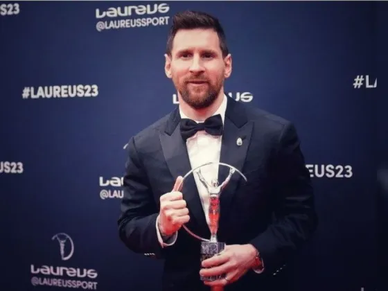 Lionel Messi fue elegido como el Mejor Deportista del año