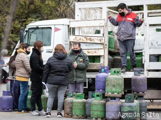 Distribución de la Garrafa Social en la ciudad: martes 9 de mayo