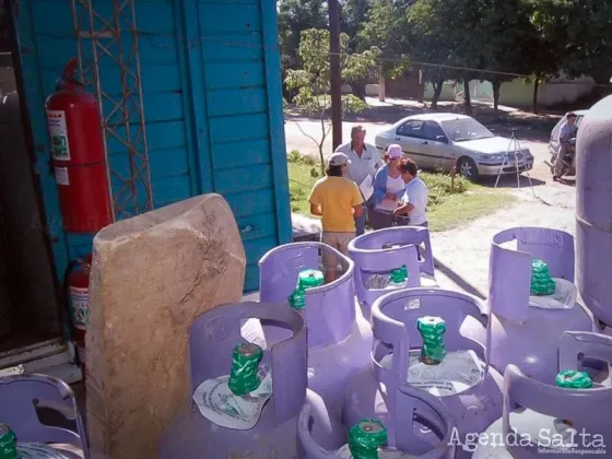 Distribución de la Garrafa Social en la ciudad: miércoles 10 de mayo