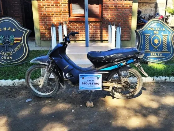 Policías lograron recuperar dos motocicletas robadas