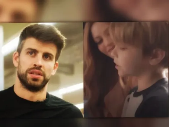 Filtraron la reacción de Gerard Piqué al ver que sus hijos aparecían en un videoclip de Shakira