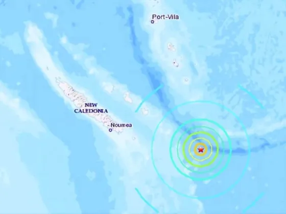 Un nuevo sismo sacudió el océano Pacífico