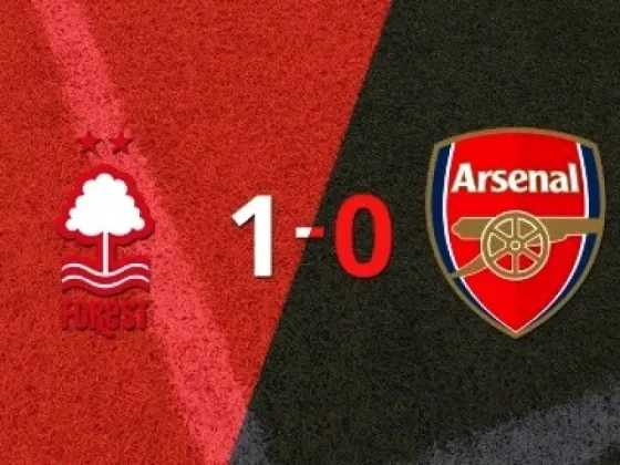 Nottingham Forest le ganó 1-0 como local a Arsenal