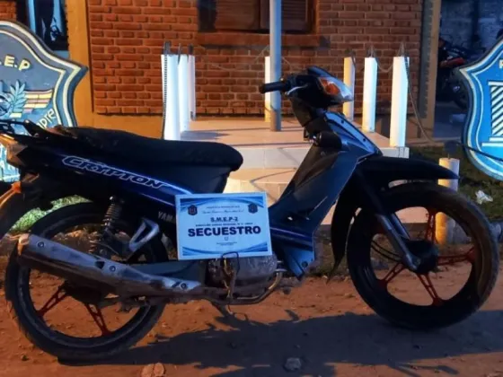 La policía logró recuperar dos motocicletas robadas