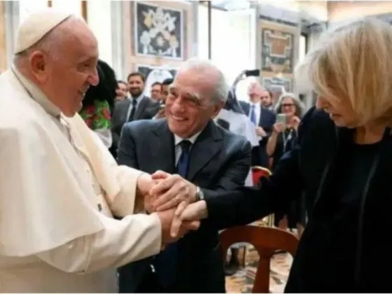 El Papa Francisco se reunió con el director Martin Scorsese