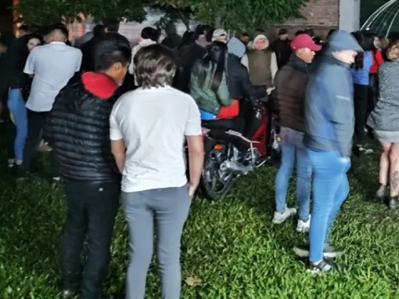 ORÁN: la Policía clausuró una fiesta clandestina