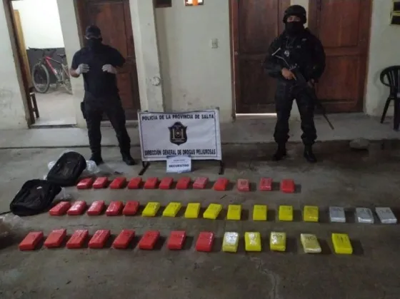 Secuestraron más de 41 kilos de heroína, valuada en más de mil millones de pesos.